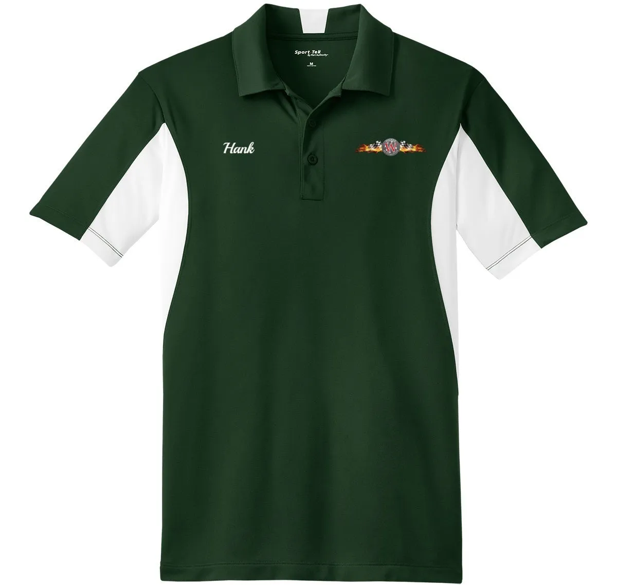 POLO - Mens Side Blocked Micropique Sport-Wick ST655  - Walker Automotive