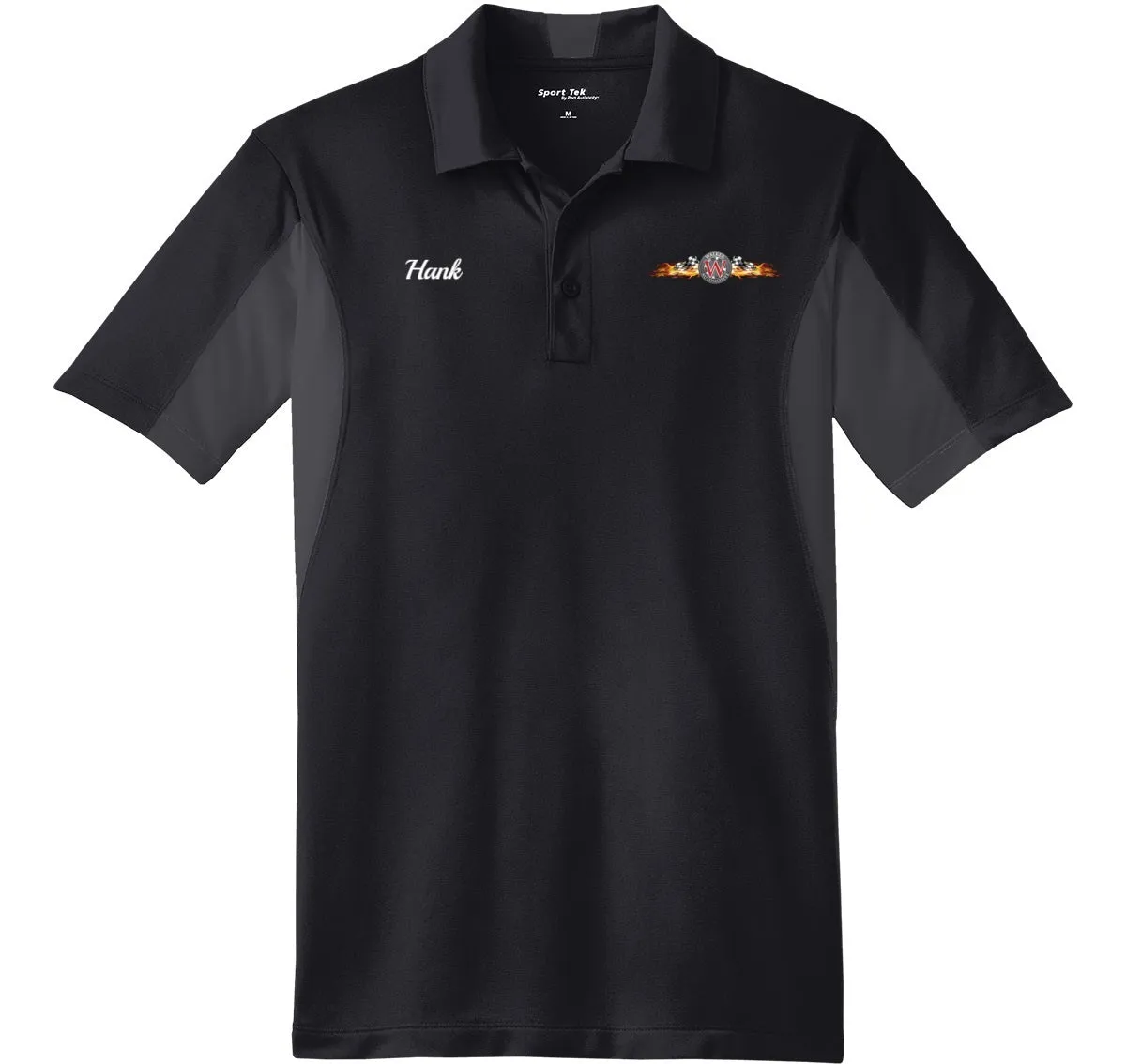 POLO - Mens Side Blocked Micropique Sport-Wick ST655  - Walker Automotive
