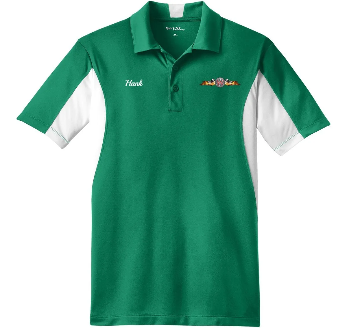 POLO - Mens Side Blocked Micropique Sport-Wick ST655  - Walker Automotive