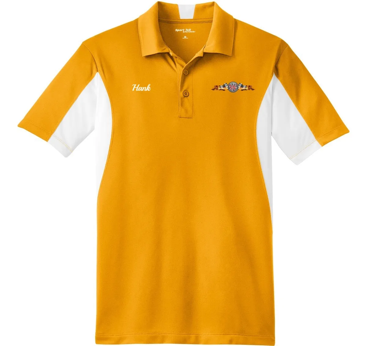 POLO - Mens Side Blocked Micropique Sport-Wick ST655  - Walker Automotive