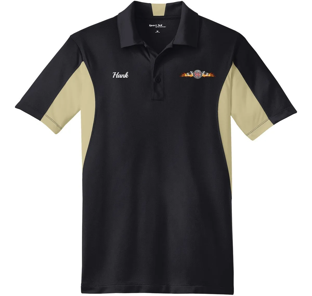 POLO - Mens Side Blocked Micropique Sport-Wick ST655  - Walker Automotive