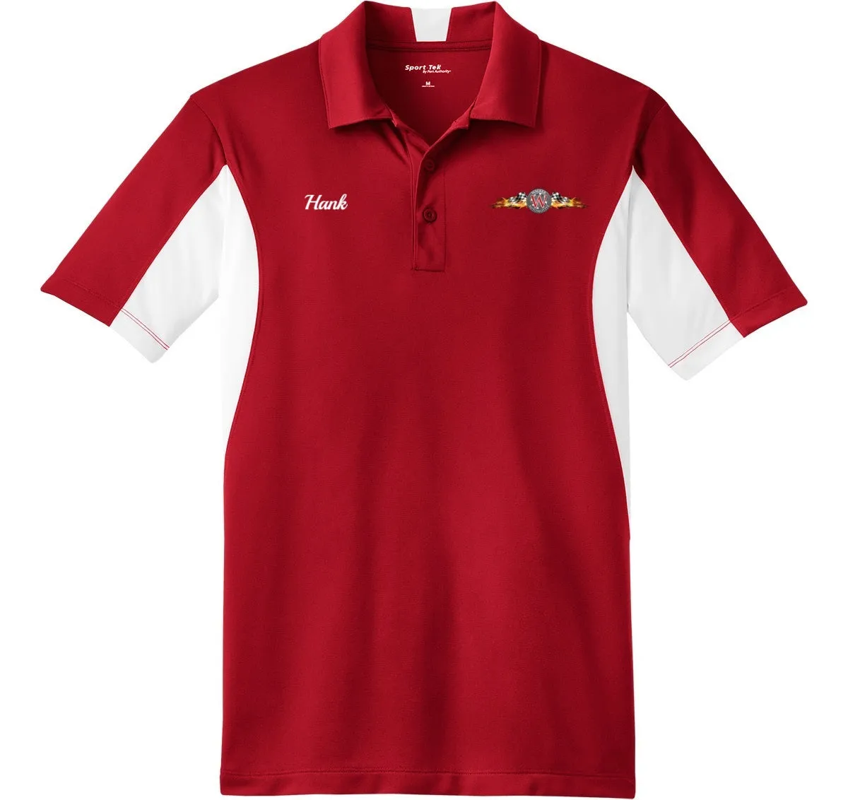 POLO - Mens Side Blocked Micropique Sport-Wick ST655  - Walker Automotive