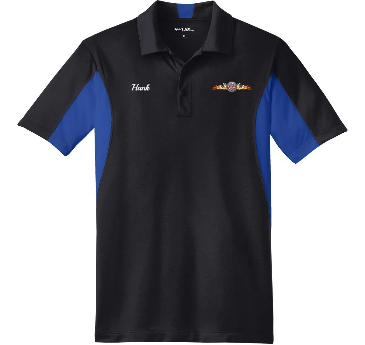 POLO - Mens Side Blocked Micropique Sport-Wick ST655  - Walker Automotive