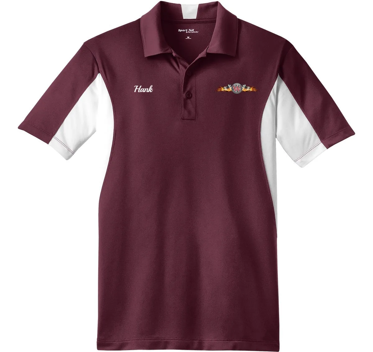 POLO - Mens Side Blocked Micropique Sport-Wick ST655  - Walker Automotive