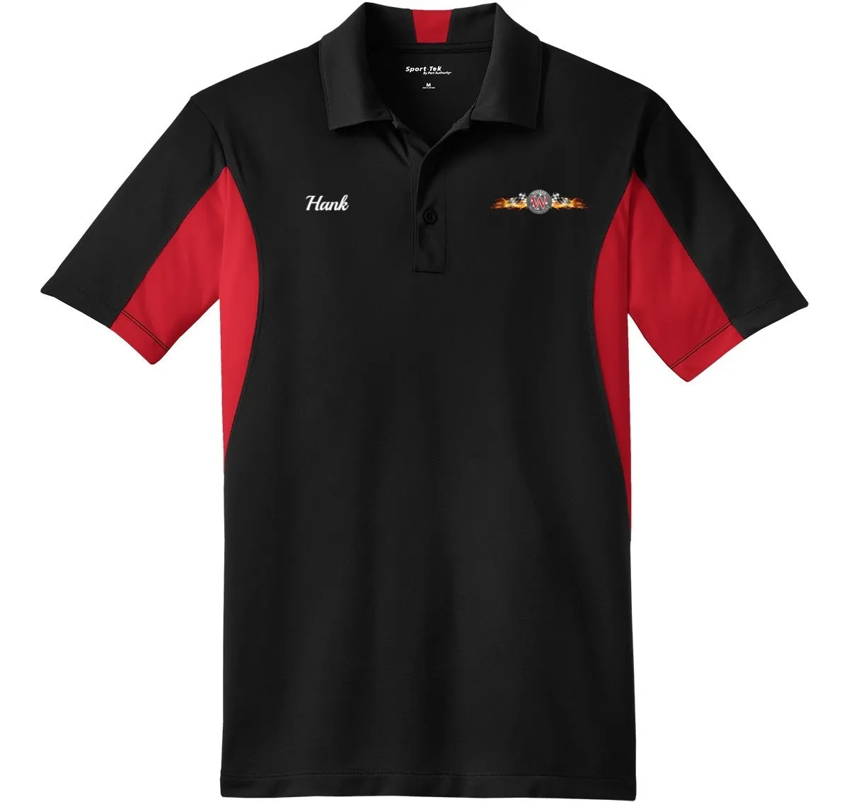POLO - Mens Side Blocked Micropique Sport-Wick ST655  - Walker Automotive