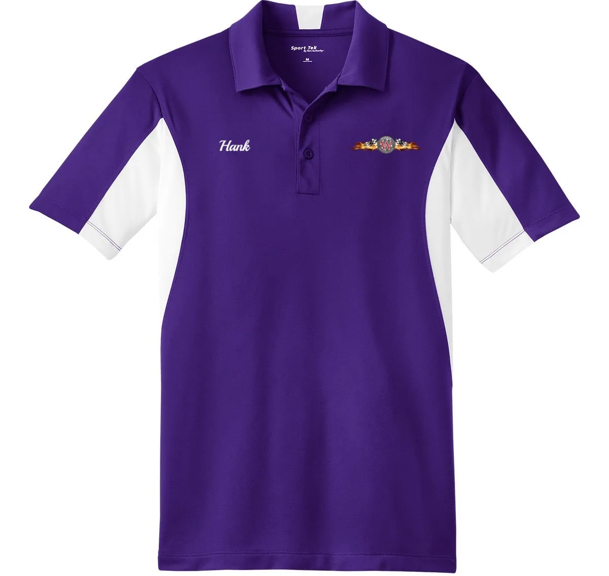 POLO - Mens Side Blocked Micropique Sport-Wick ST655  - Walker Automotive