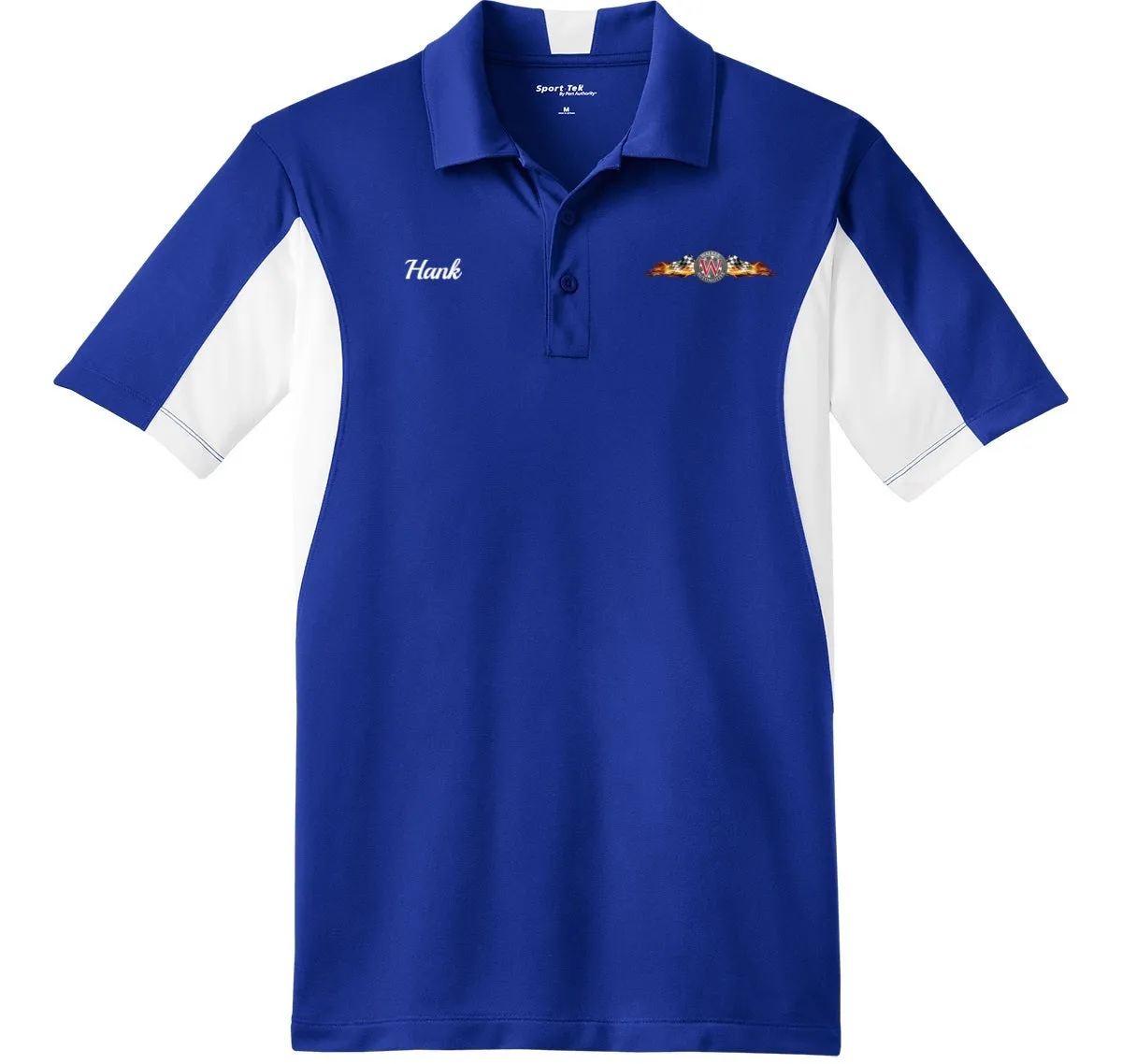 POLO - Mens Side Blocked Micropique Sport-Wick ST655  - Walker Automotive