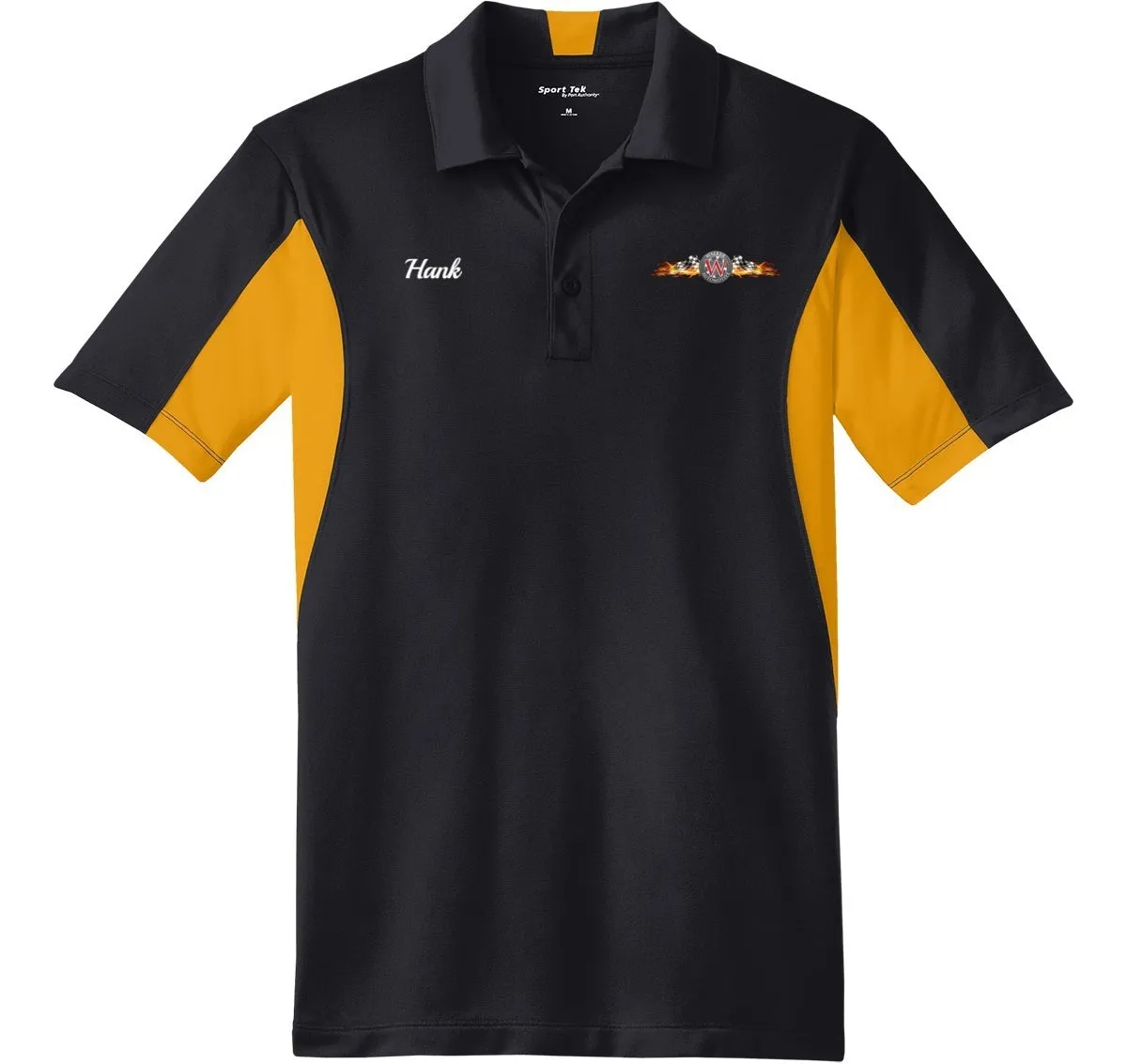 POLO - Mens Side Blocked Micropique Sport-Wick ST655  - Walker Automotive
