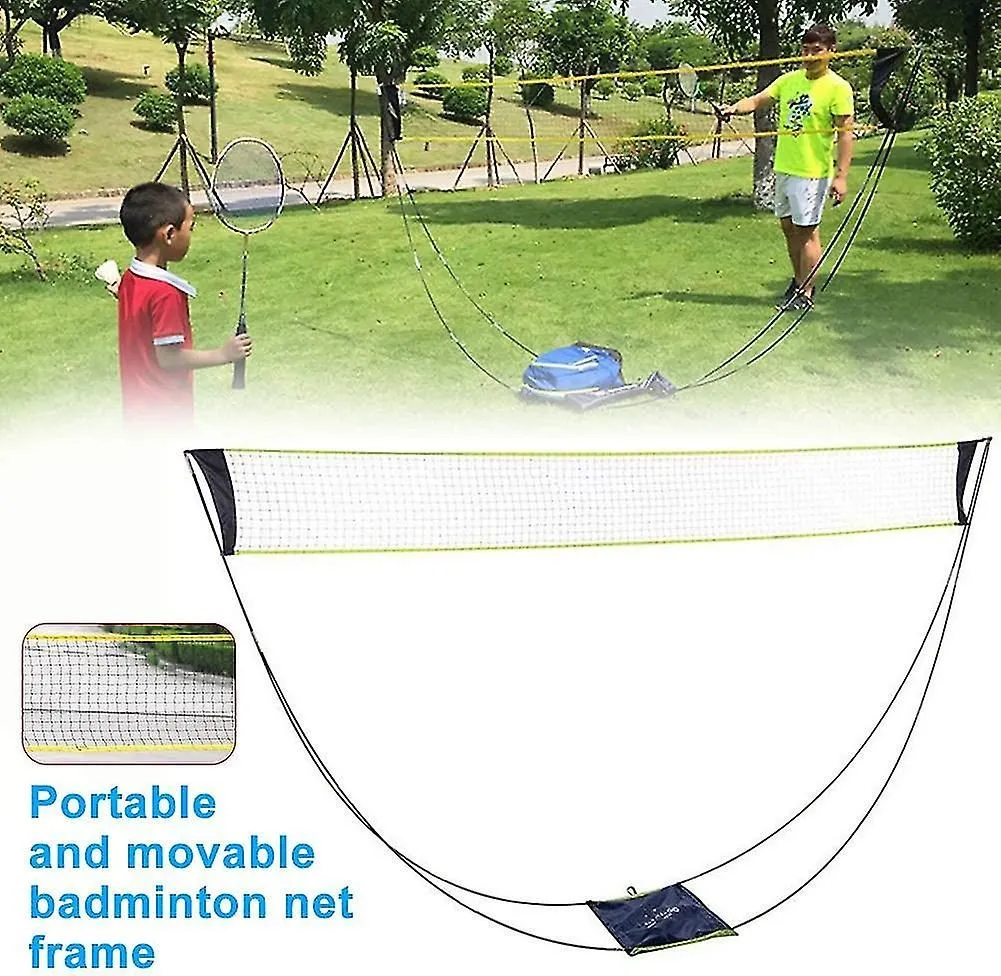 Portable Badminton Net - Foldable for Volleyball, Tennis, Badminton