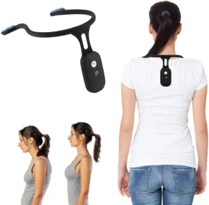 Posture Corrector Hanging Neck Posture Trainer USB Rechargeable Silicone Automatic Induction Posture Corrector for Work and Study