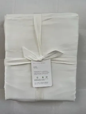 Pottery Barn TENCEL Sheet Set ~King~ White, Queen