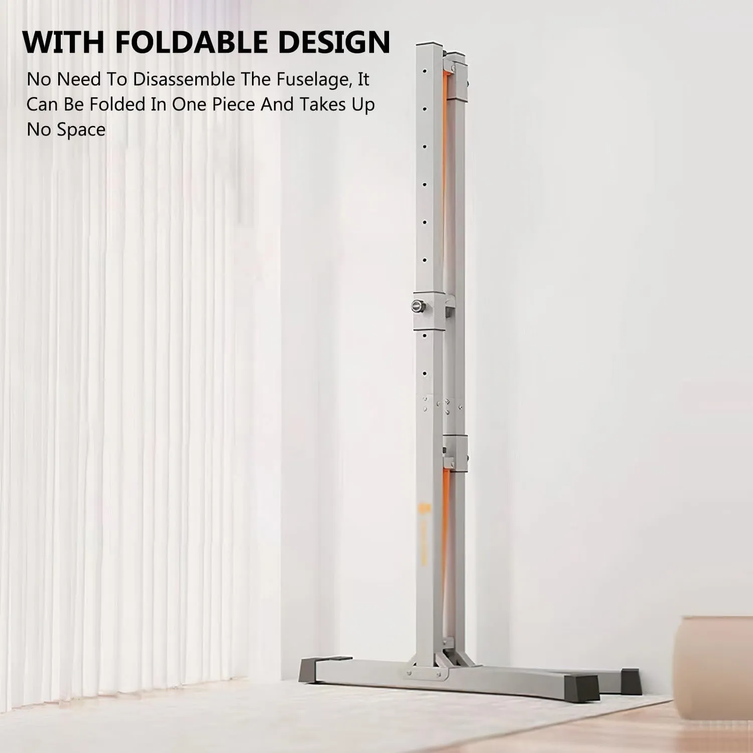 Power Tower, Multi-Function Pull Up Station Foldable Pull Up Bar Station Workout Equipment Height Adjustable for Home Gym Full Body Strength Training Max Load 1100lbs