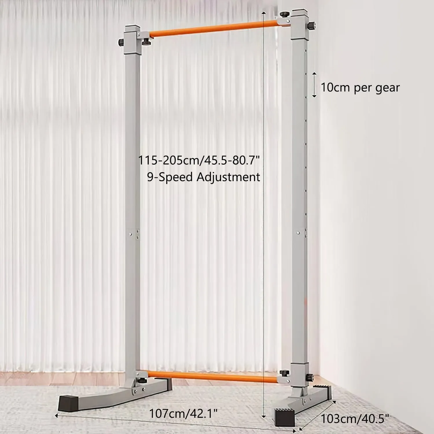 Power Tower, Multi-Function Pull Up Station Foldable Pull Up Bar Station Workout Equipment Height Adjustable for Home Gym Full Body Strength Training Max Load 1100lbs