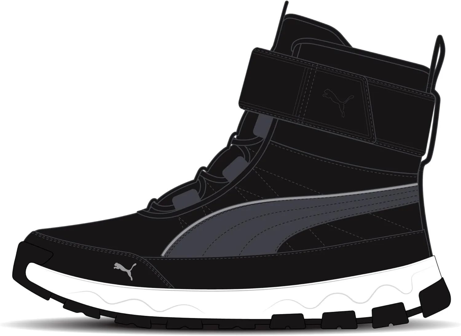PUMA Unisex-Child Evolve Boot Alternative Closure Snow Shoe