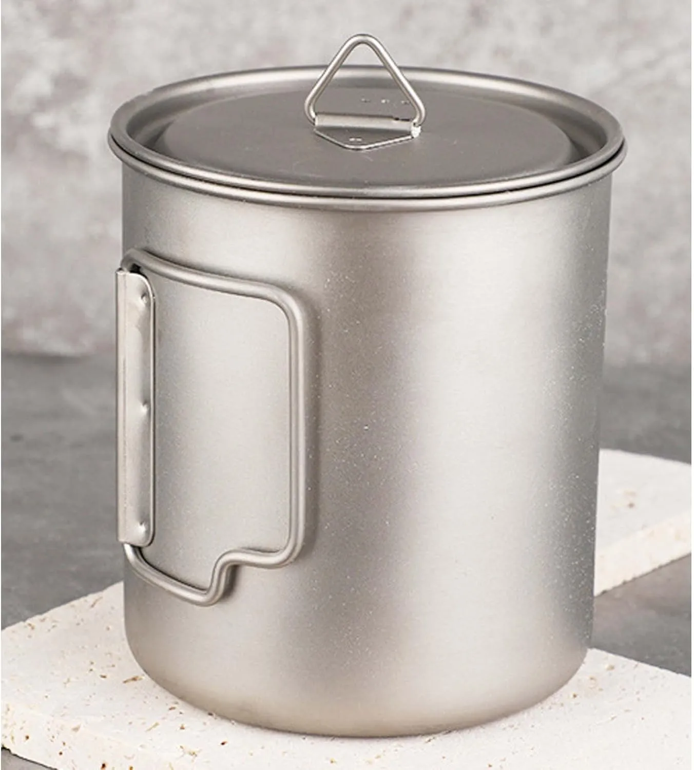 Pure titanium cup outdoor camping portable mug(200ml)