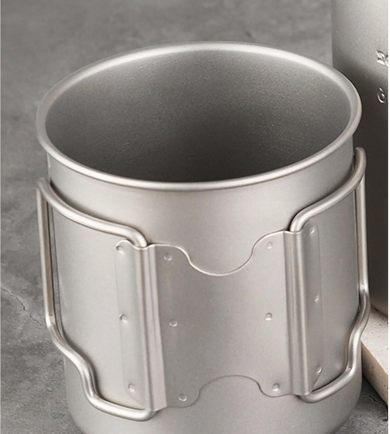Pure titanium cup outdoor camping portable mug(200ml)