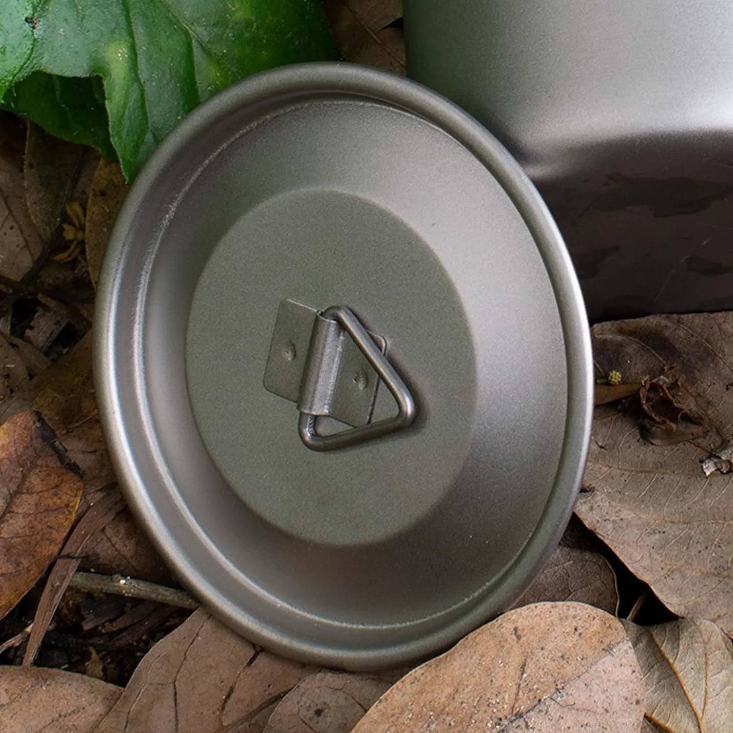 Pure Titanium Mug Outdoor Folding Portable Titanium Alloy Mug(420ML A)