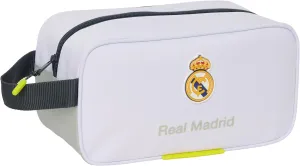 Real Madrid Equiicion 25/26 - Medium Shoe Bag, Multifunctional, for Sports, Extracurricular, Football, Comfortable and Versatile, 29 x 14 x 15 cm, White, M, Casual, White, M, Casual