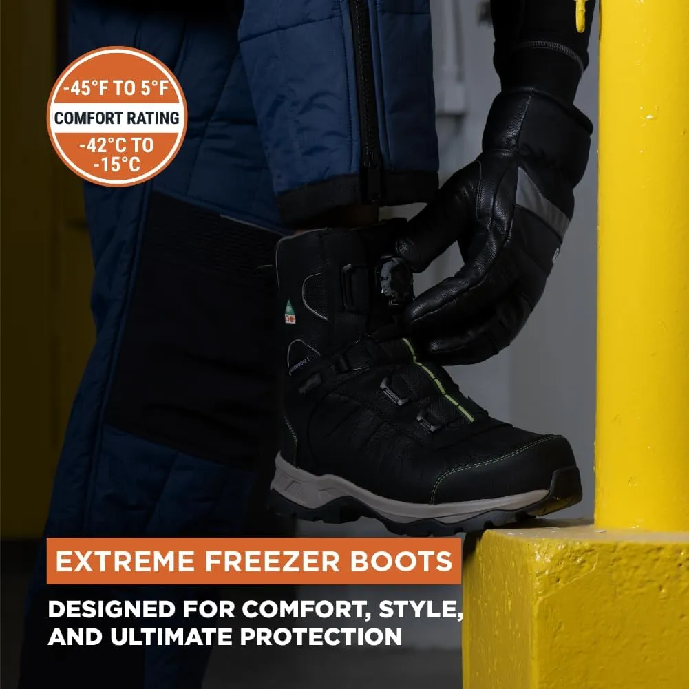 RefrigiWear Extreme Freezer Boot - Waterproof Insulated Work Boots for Extreme Cold, -60°F Comfort Rating
