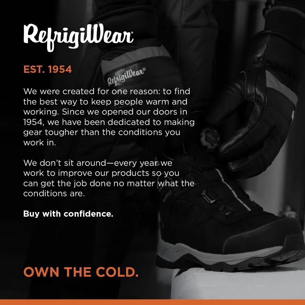 RefrigiWear Extreme Freezer Boot - Waterproof Insulated Work Boots for Extreme Cold, -60°F Comfort Rating