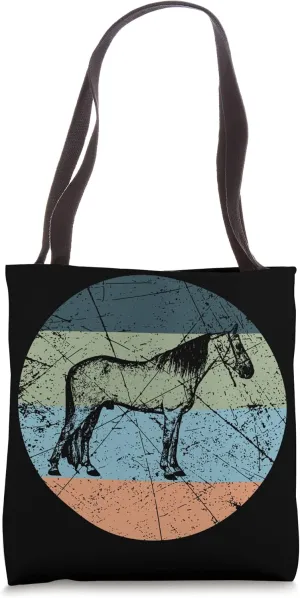Retro Horse Silhouette - Owner Vintage Tennessee Walker Tote Bag