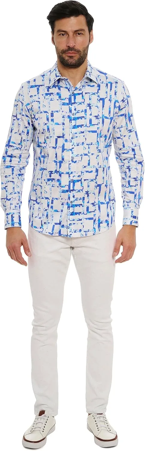 Robert Graham Men's Triton Long Sleeve Woven Shirt