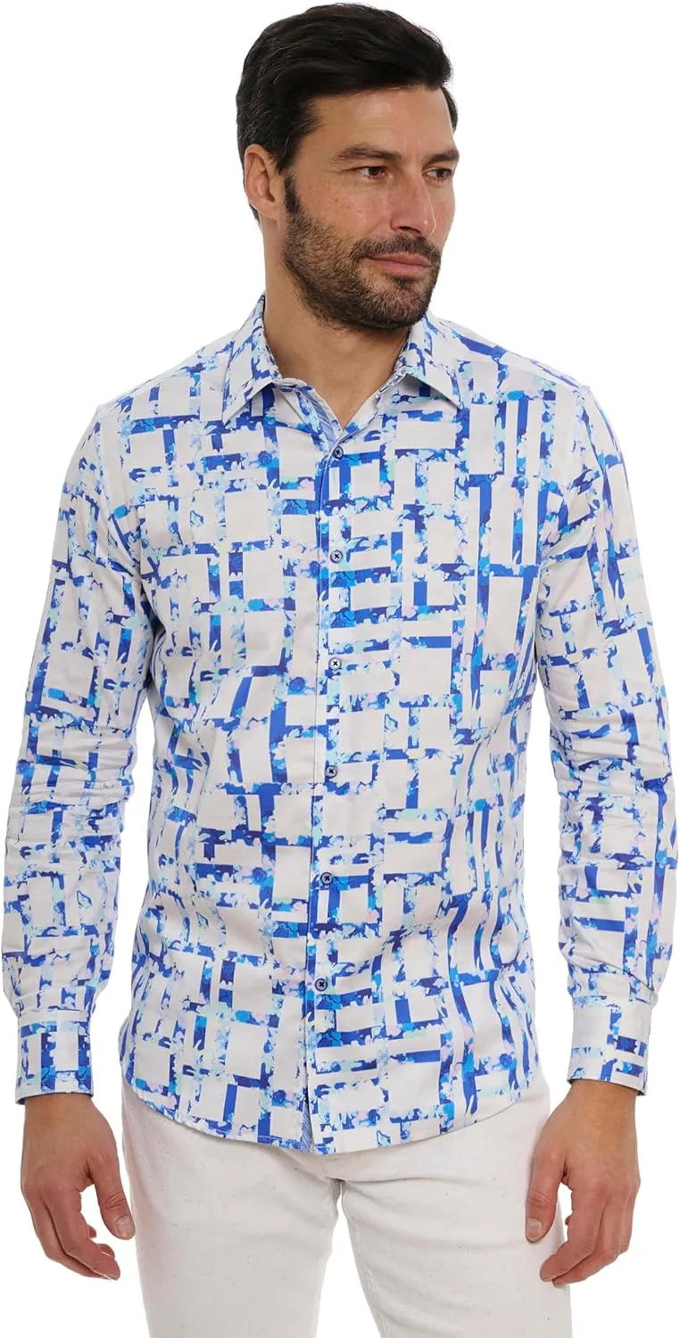 Robert Graham Men's Triton Long Sleeve Woven Shirt