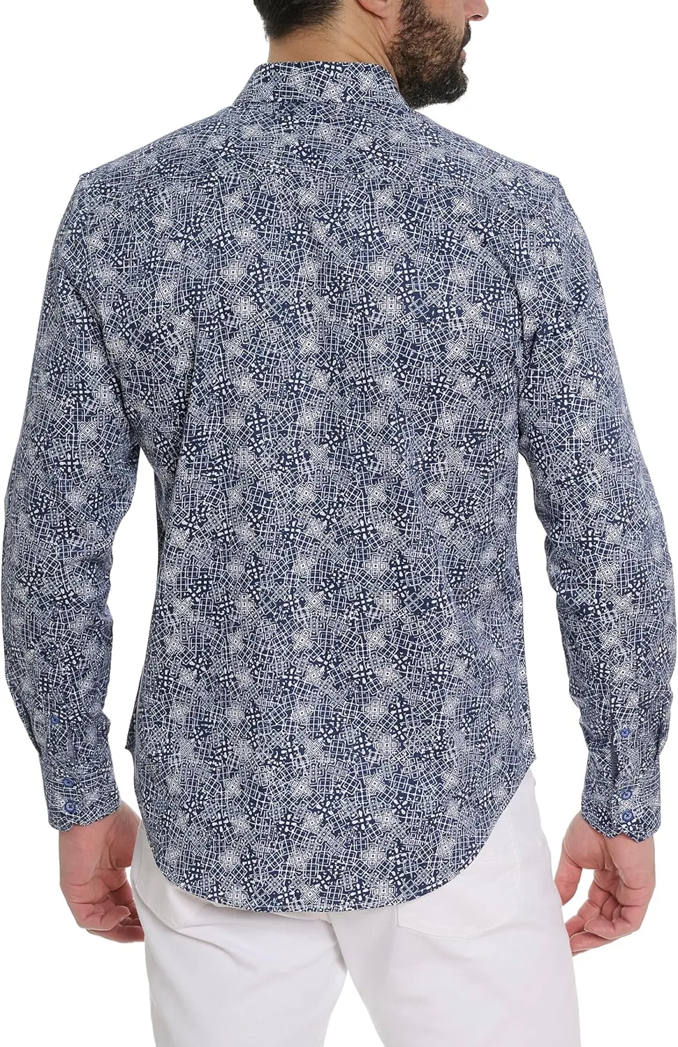 Robert Graham Men's Walpon Long Sleeve Woven Shirt