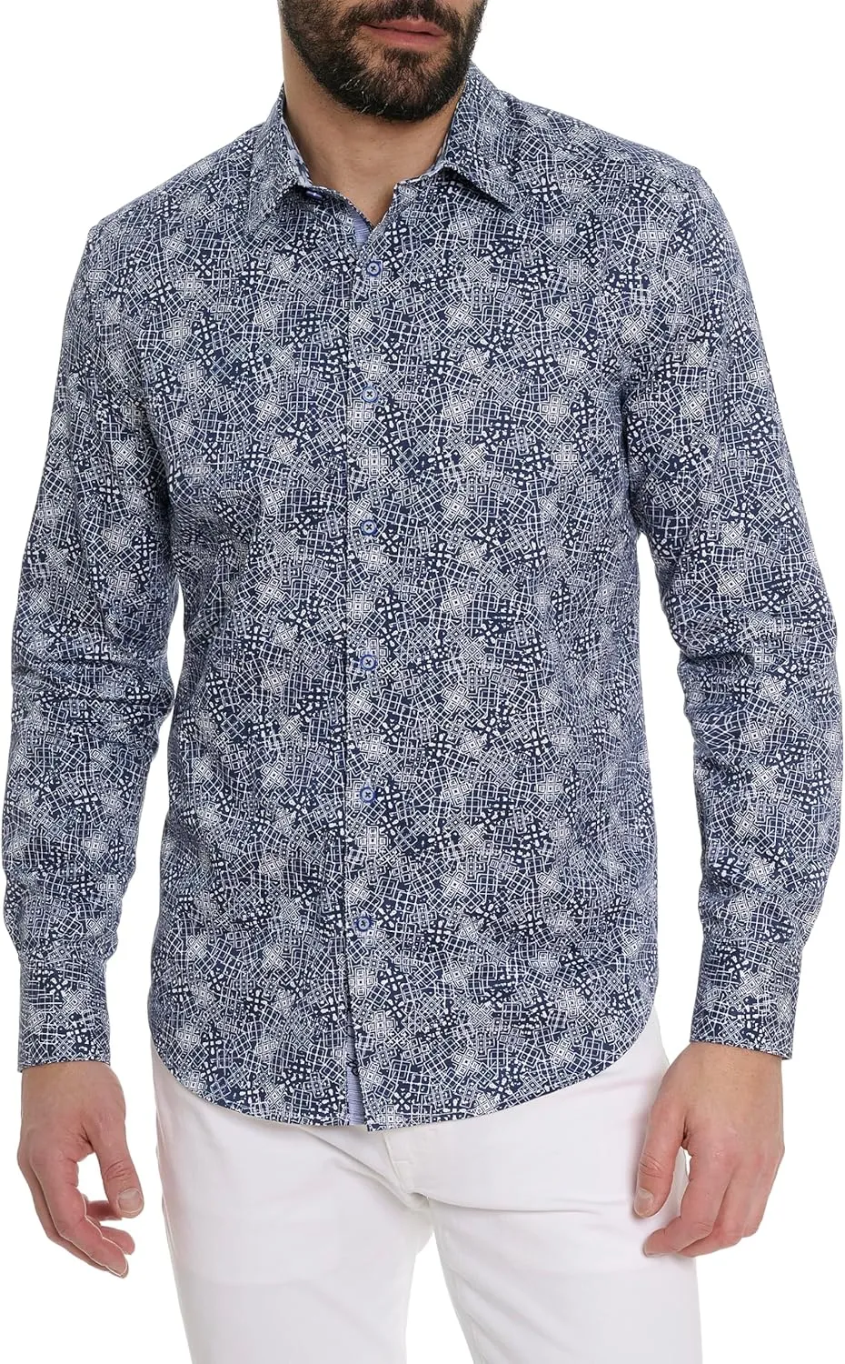 Robert Graham Men's Walpon Long Sleeve Woven Shirt