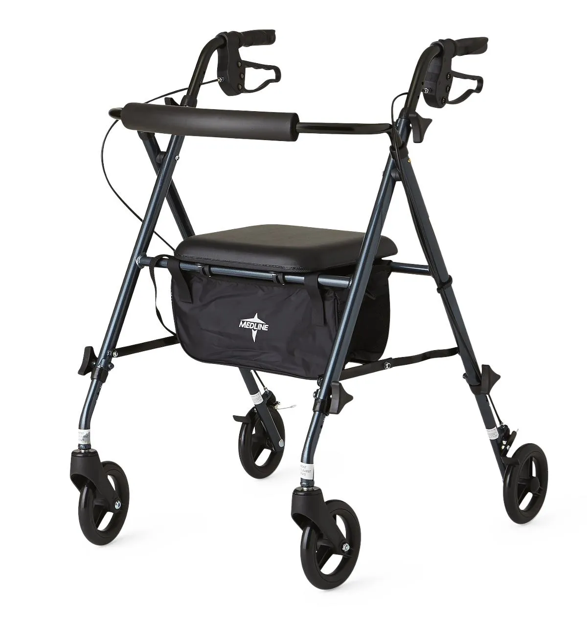 Rollator - UltraLight - Blue -6 In.Whls