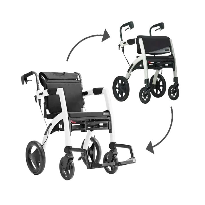 Rollz Motion 2 Rollator Walker-Wheelchair