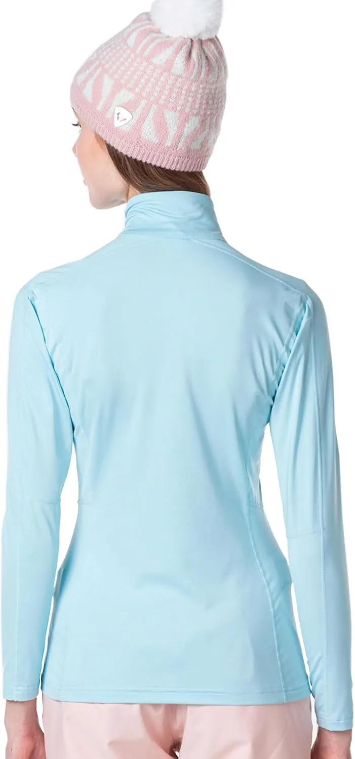 Rossignol Women's Classique Half-Zip Quick-Drying Moisture-Wicking Stretch Warm Long Sleeve Baselayer Top