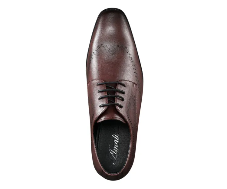 Rui Burgundy Dress Shoes