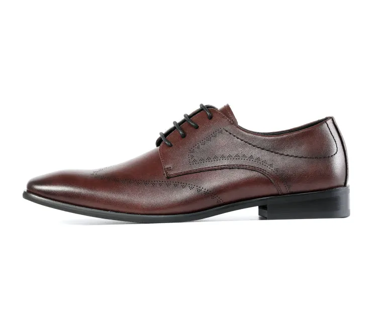 Rui Burgundy Dress Shoes