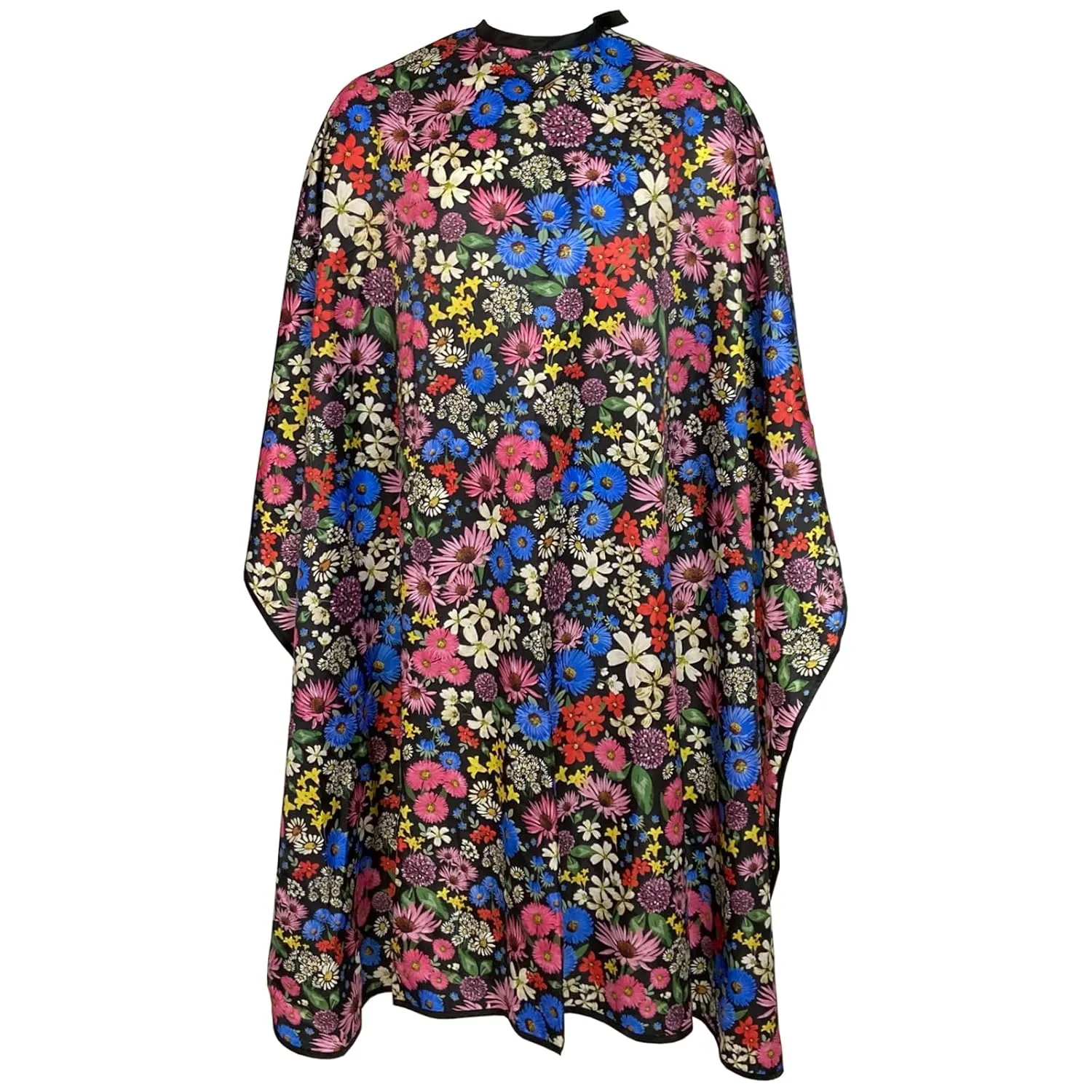 Salon Cape for Women,Hair Cutting Cape with Snaps,Professional Large Barber Stylist Hairdresser Cape,Waterproof & Light Weight & Machine Washable- 63”× 56”(Flowers)