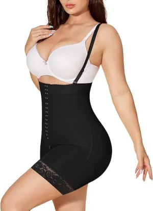 SHAPSHE Faja Shapewear for Women Plus Size Bodysuit Body Shaper for Women Tummy Control Post Surgery Compression Garment Postpartum Girdle Waist Trainer for Women Fajas Colombianas