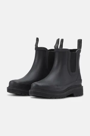 Short Rubber Boot - Black