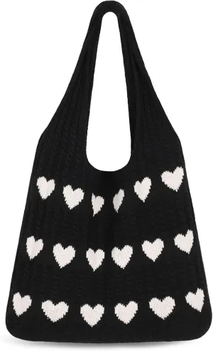 Sightor Crochet Tote Bag, Mesh Beach Bag Knit Summer Hobo Bag Vacation Boho Tote Bag for Women