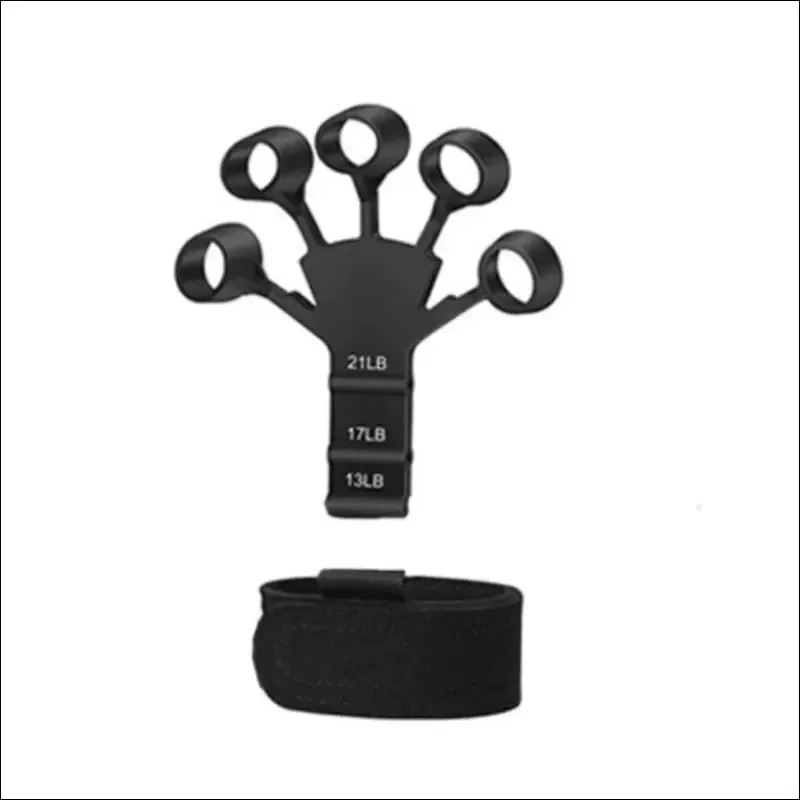 Silicone gripster grip strengthener finger stretcher hand trainer - improve hand strength and grip