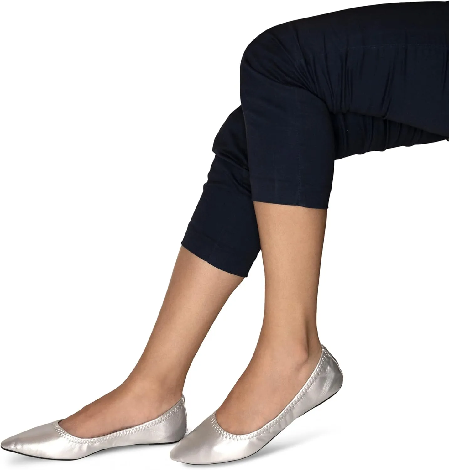 Silky Toes Womens Foldable Flat Ballet Shoes Casual Business Flats for Women