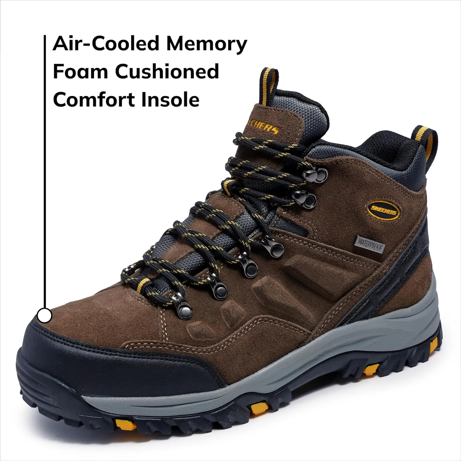 Skechers Men's Relment-Pelmo 64869 Lace Up Waterproof Boot