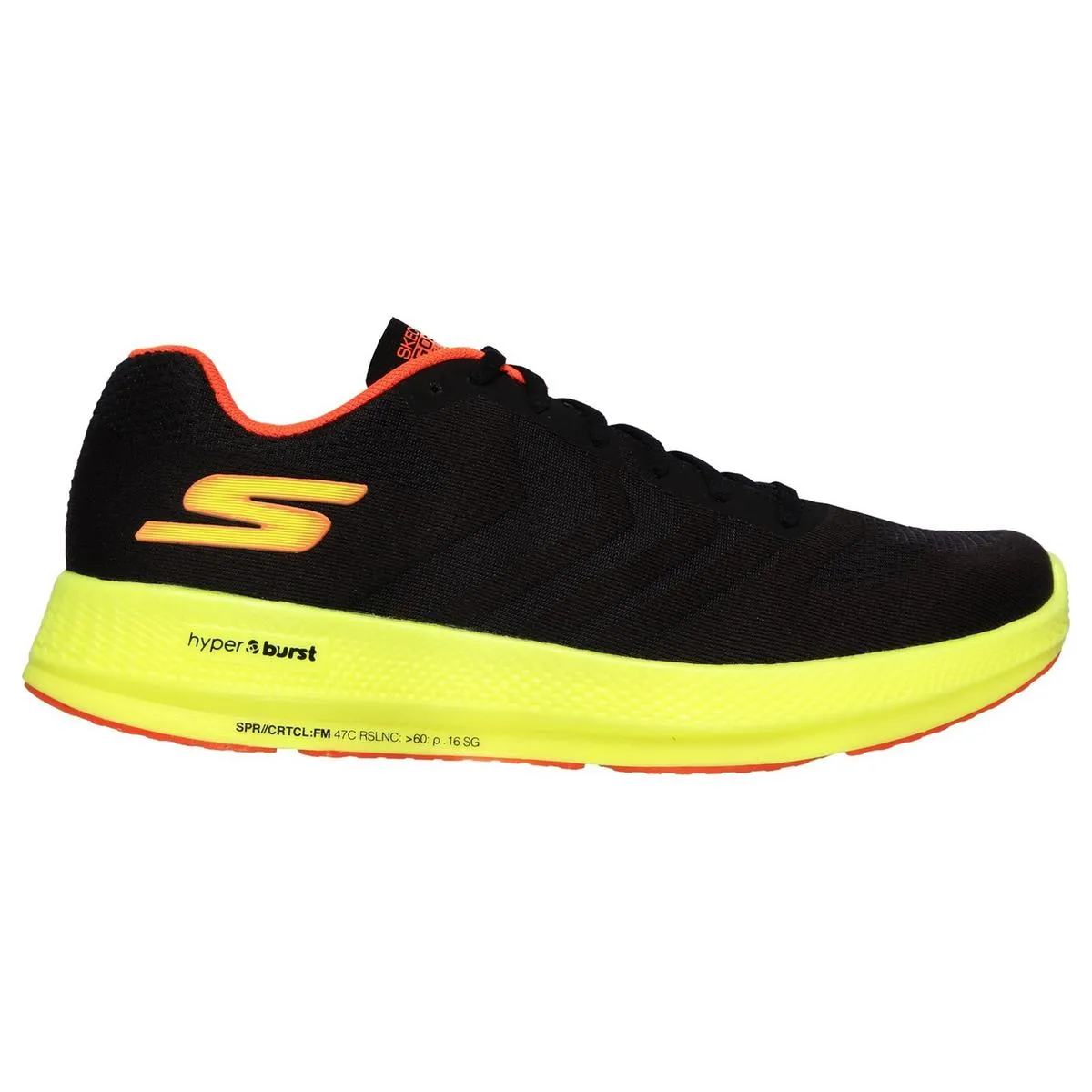 Skechers Performance Go Run Razor   Sports Shoes Black/Yellow/Orange