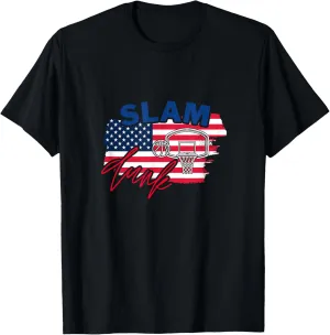 Slam Dunk Sport Basketball USA T-Shirt