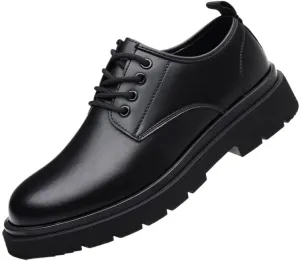 Slim Profile Oxford Dress Shoes Italian Calfskin Leather Business Formal Shoes with CushionFlex Technology for All-Day Wear