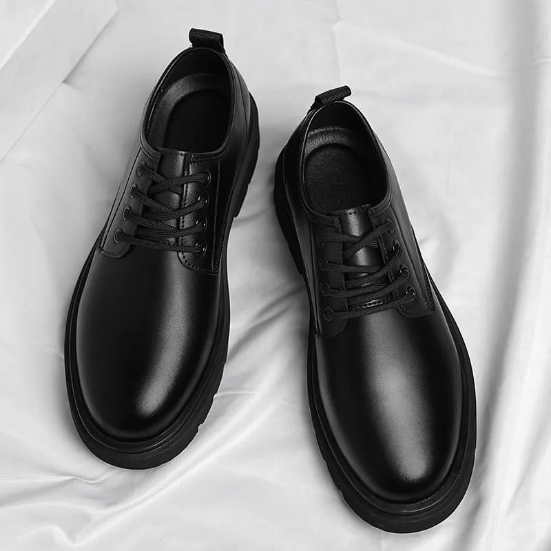 Slim Profile Oxford Dress Shoes Italian Calfskin Leather Business Formal Shoes with CushionFlex Technology for All-Day Wear