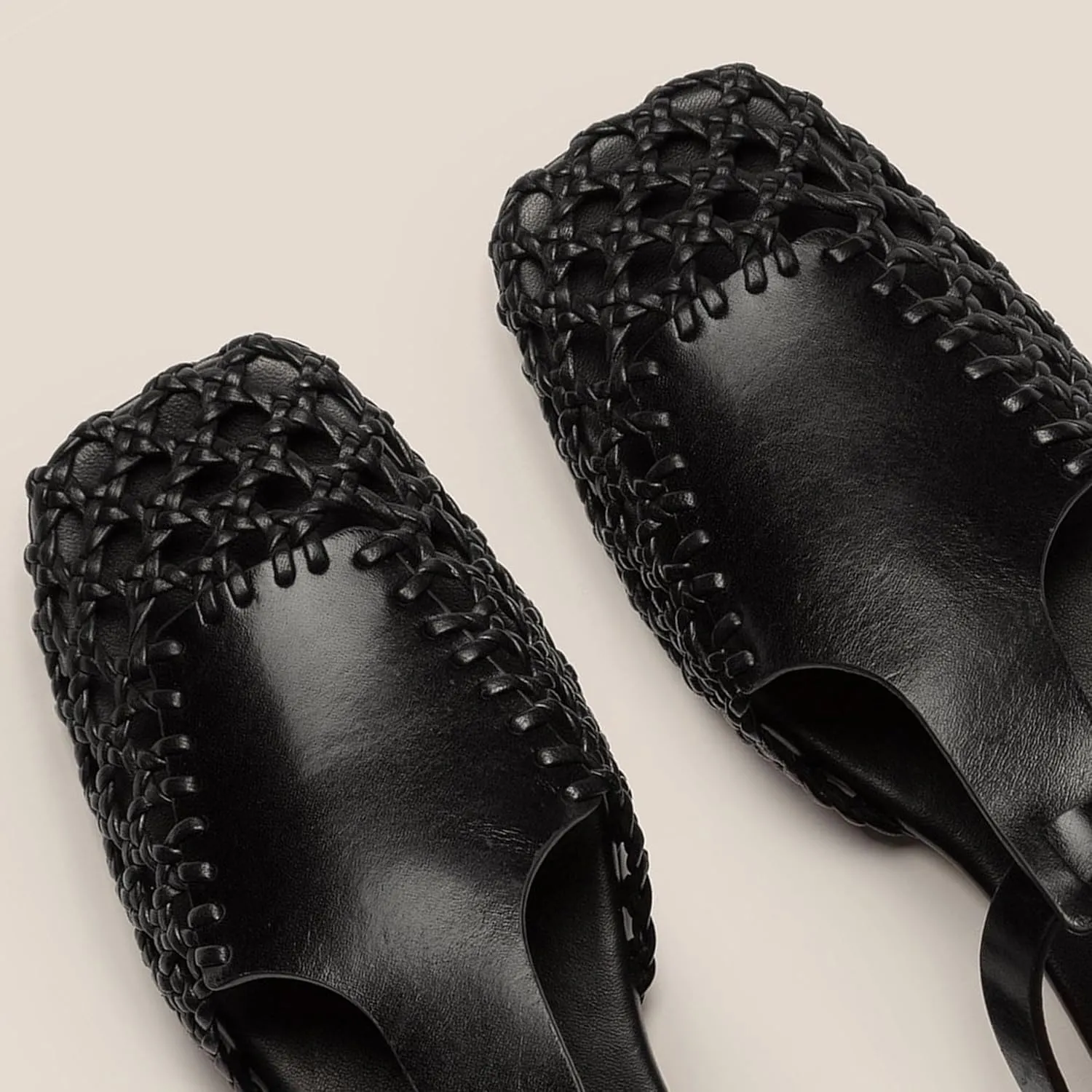 Slingback Flats for Women Braided Sandals Dressy Woven Strappy Shoes, Breathable and Elegant Fashionable Design Highlighting Charm