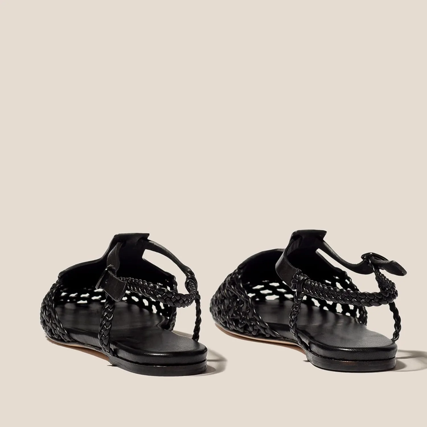 Slingback Flats for Women Braided Sandals Dressy Woven Strappy Shoes, Breathable and Elegant Fashionable Design Highlighting Charm