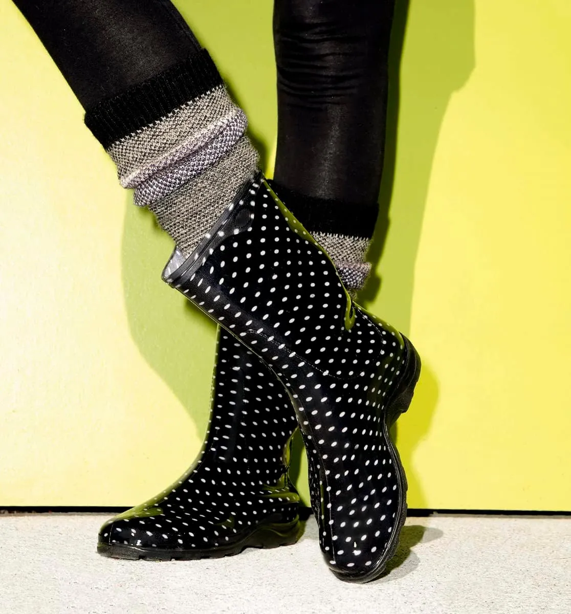 Sloggers Waterproof Garden Rain Boots for Women - Cute Mid-Calf Mud & Muck Boots with Premium Comfort Support Insole