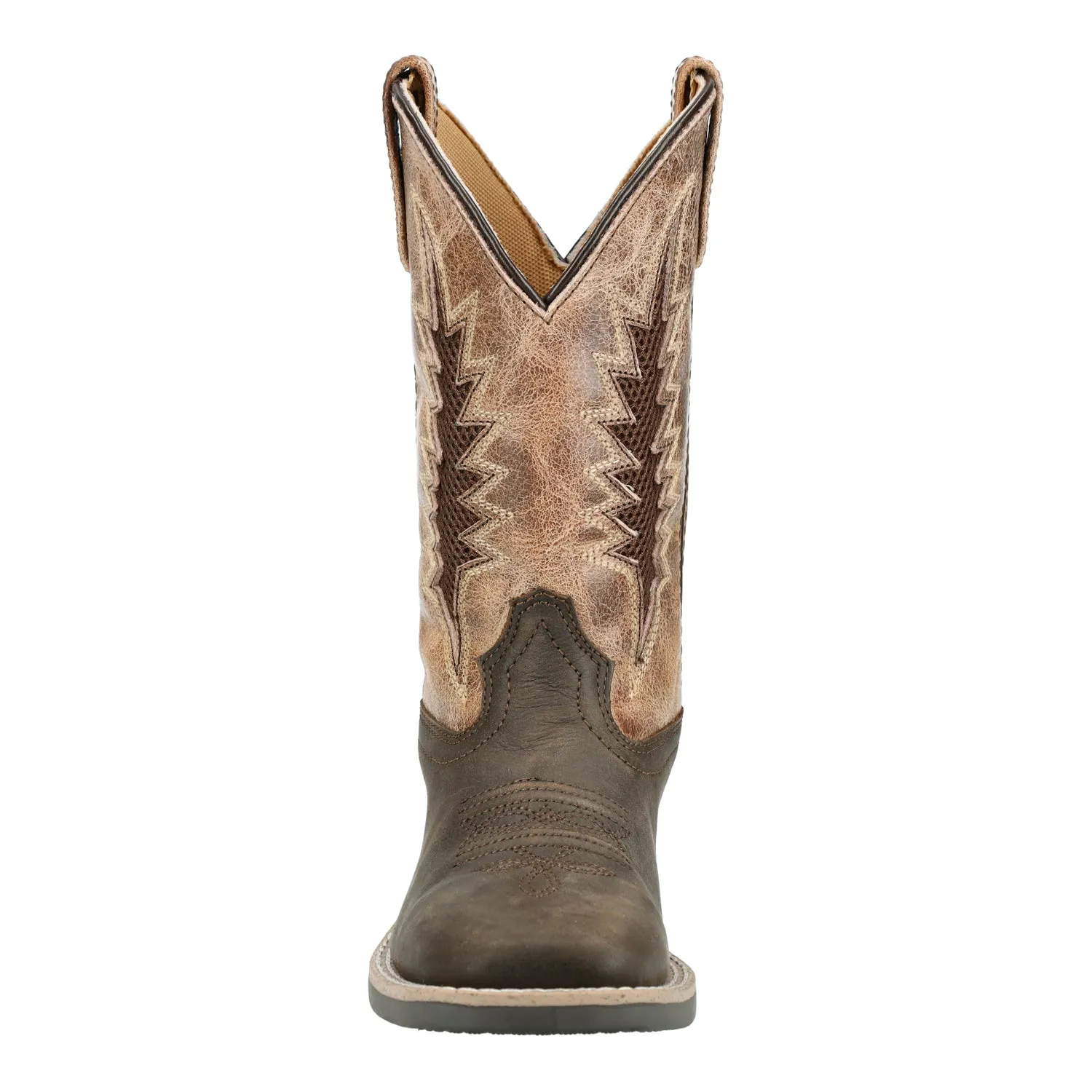 Smoky Mountain Boots Youth Boys Desperado Dark Brown/Marble Leather Cowboy Boots