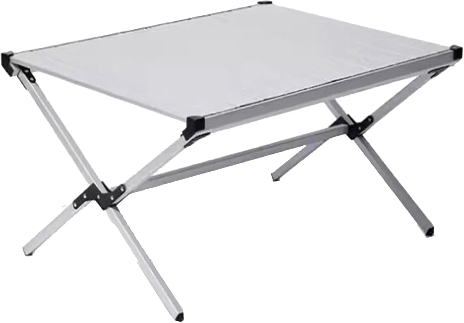 SOBOUR Folding Camping Table Portable Picnic Table Aluminum Alloy Camping Table Roll Up Table Top Lightweight for Outdoor Camping